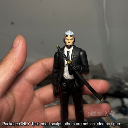 【PRE-ORDER】Premium 1/18 Cyberpunk Head Sculpt Soldier Man Head For 3.75" Acid Rain Figure