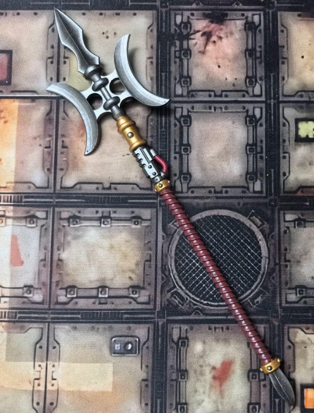 【PRE-ORDER】Premium Painted Spear Weapon Model For joytoy warhammer 40k Figure