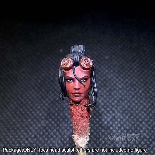 【PRE-ORDER】Premium 1/18 Female Monster Head Sculpt Soldier Head For 3.75" Action Figure