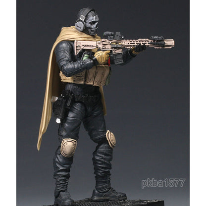 Pre-sale Premium 1/18 3.75" Vest Cloak Ghost Figure Head Sculpt Weapon Headphone