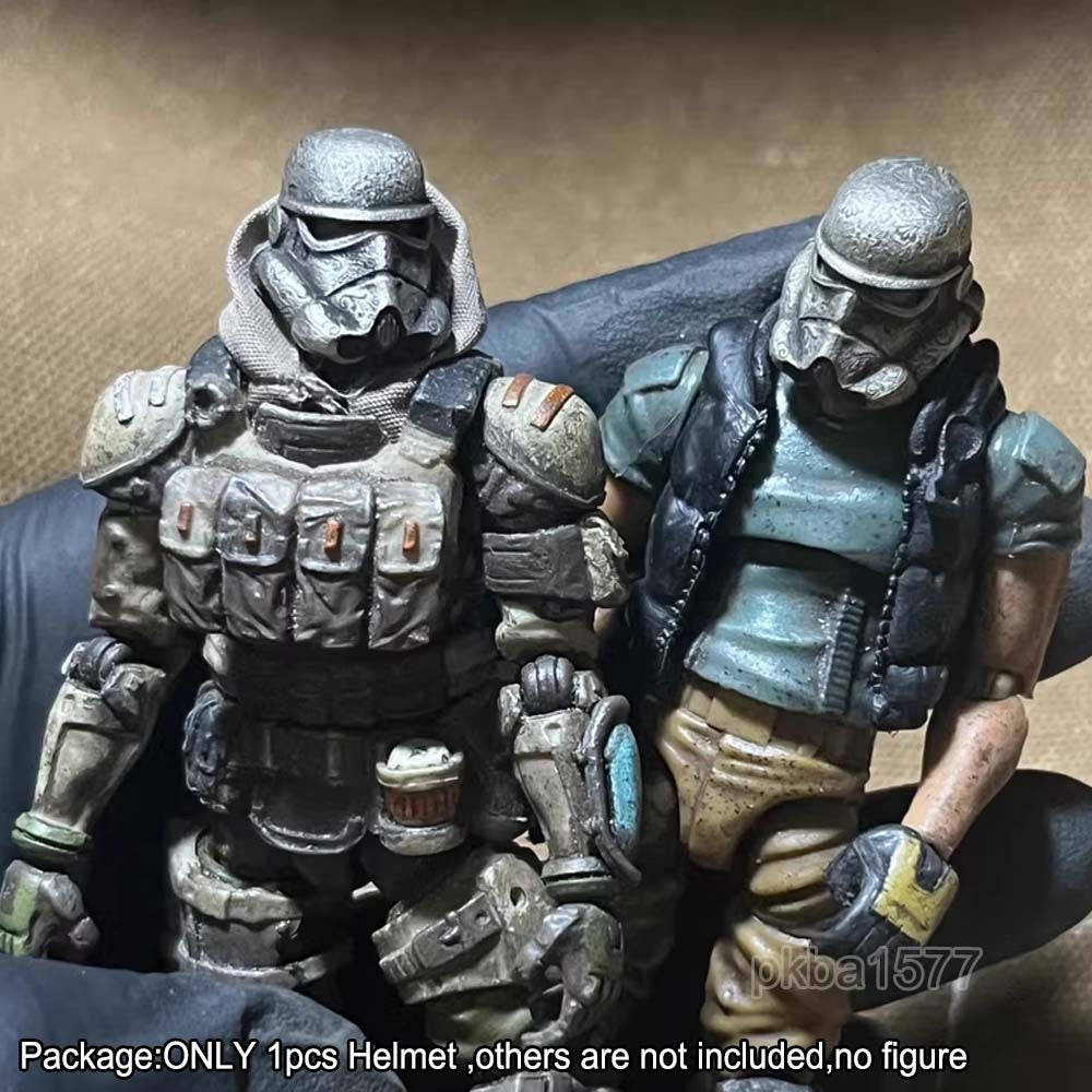 Cool 1/18 Metal Helmet Model For 3.75" Acid Rain Joytoy Action Figure