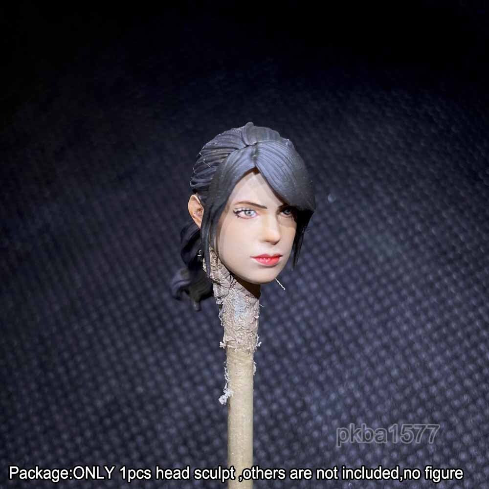 【PRE-ORDER】Premium 1/18 Quiet Girl Female Head Sculpt Soldier Head For 3.75" Action Figure