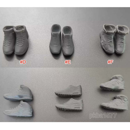 Unpainted 1/18 Shoes Model For 3.75" Action Figure Planet Green Valley Joytoy