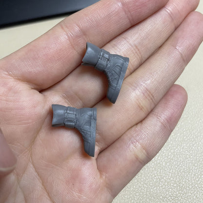 NEW Unpainted 1/18 Shoes Model For 3.75'' Planet Green Valley Figure