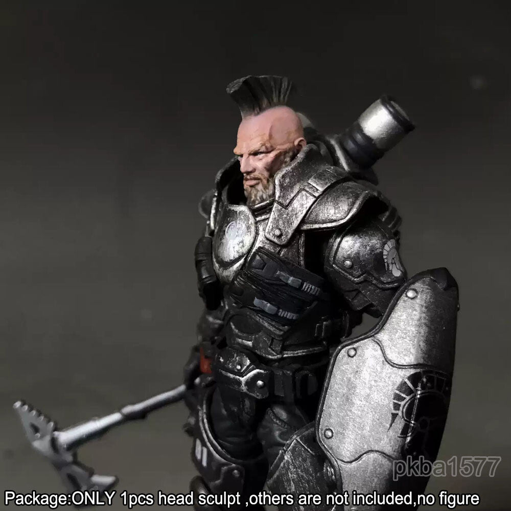 【PRE-ORDER】Premium 1/18 Tribal Warrior Soldier Head Sculpt Man Head For 3.75" Action Figure