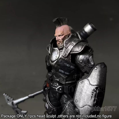 【PRE-ORDER】Premium 1/18 Tribal Warrior Soldier Head Sculpt Man Head For 3.75" Action Figure