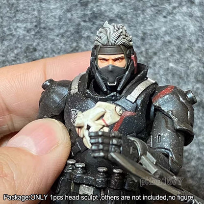 【PRE-ORDER】Premium Painted 1/18 Mask Cyberpunk Head Sculpt Model For 3.75" Acid Rain Figure