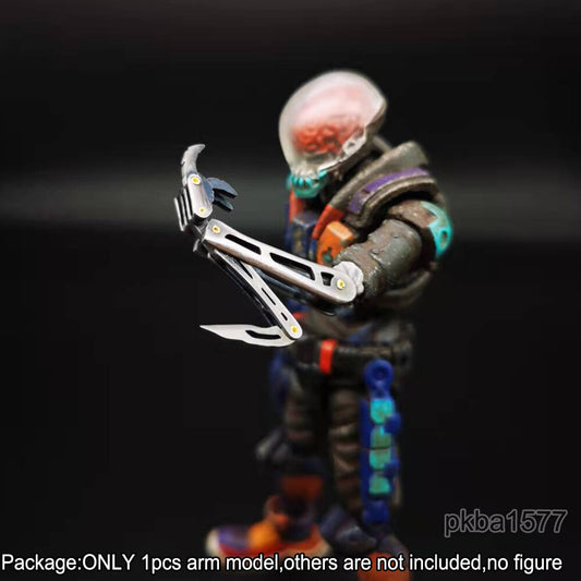 【PRE-ORDER】Handmade 1/18 Metal Robotic Arm Upgrade Weapon Model For 3.75" Figure Accessory
