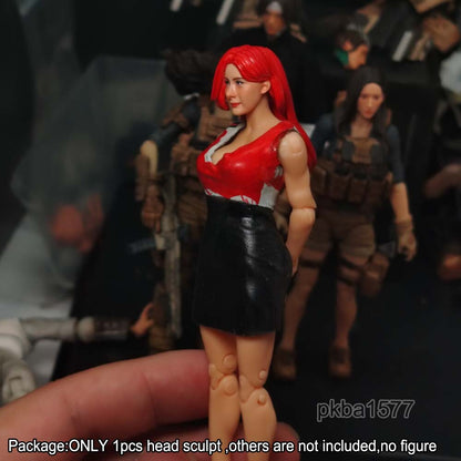 【PRE-ORDER】New Premium 1/18 Yang Mi Female Head Sculpt Soldier Head For 3.75" Action Figure