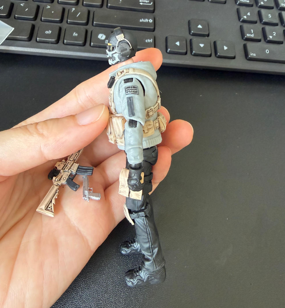 【PRE-ORDER】New version Premium Painted  1/18 Scale 3.75" Articulated Cool Action Figure Toy