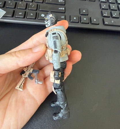 【PRE-ORDER】New version Premium Painted  1/18 Scale 3.75" Articulated Cool Action Figure Toy
