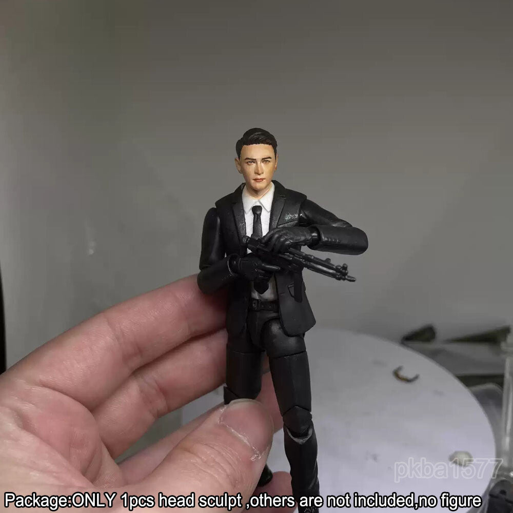 【PRE-ORDER】Premium 1/18 Asian Actor Hugh Man Head Sculpt Male Soldier Head For 3.75" Figure