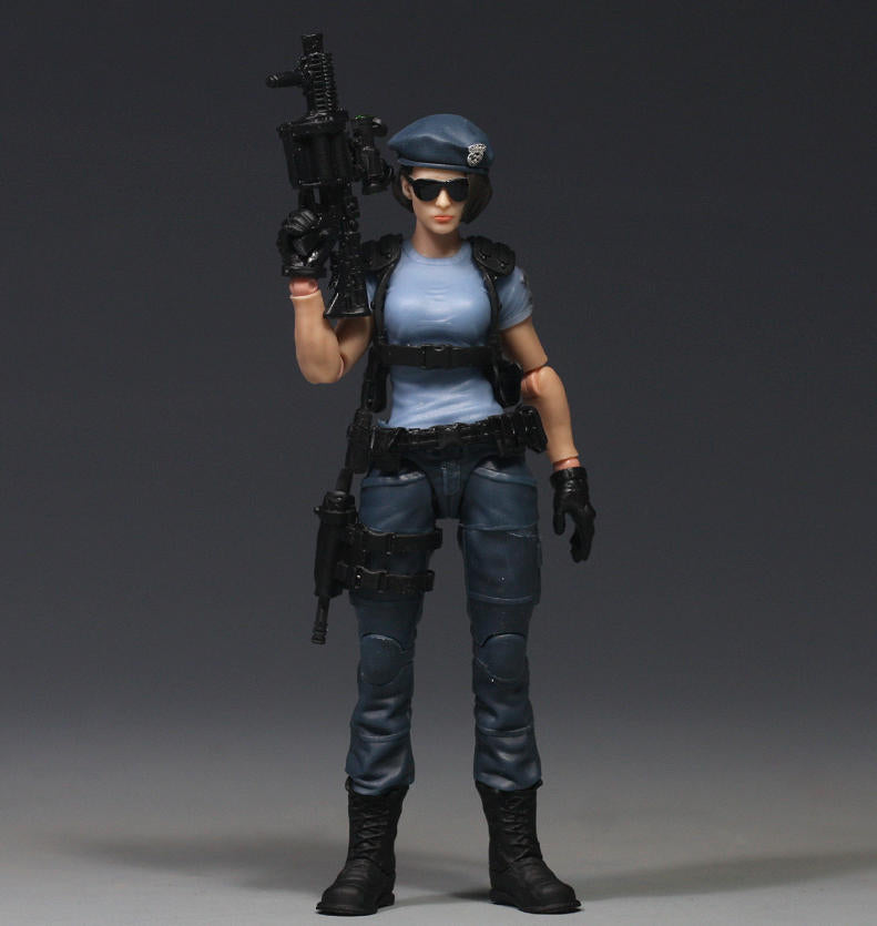 【PRE-ORDER】 Painted 1/18 Jill 3.75" Female Soldier Action Figure Toy Xmas Gift