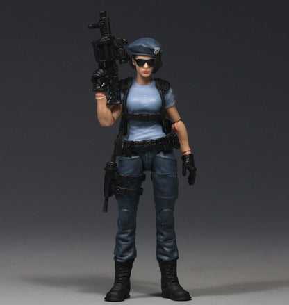 【PRE-ORDER】 Painted 1/18 Jill 3.75" Female Soldier Action Figure Toy Xmas Gift