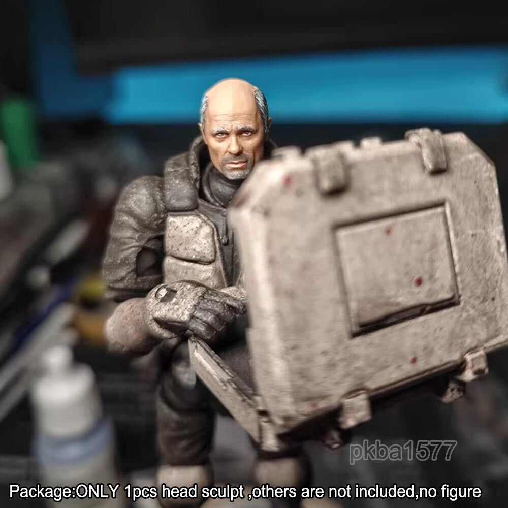 【PRE-ORDER】Premium 1/18 Man Male Head Sculpt Soldier Head For 3.75" Acid Rain Action Figure