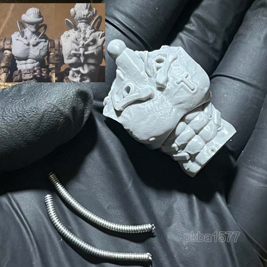 Cool Unpainted 1/18 Torso Chest Model For 3.75" Joytoy Acid Rain Action Figure