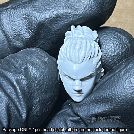 Unpainted 1/18 Girl Head Sculpt Model For 3.75'' Acid Rain Joytoy Action Figure