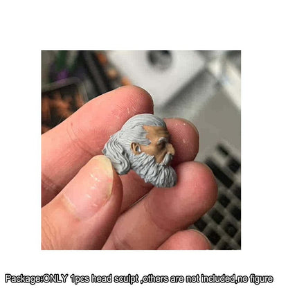 【PRE-ORDER】Premium 1/18 Punk w beard Man Head Sculpt Soldier Head For 3.75'' Action Figure