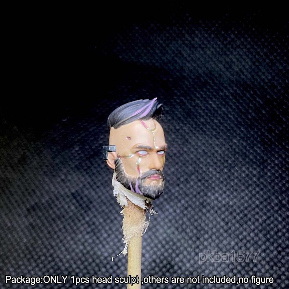 【PRE-ORDER】Premium 1/18 Cyberpunk Head Sculpt Solider Head For 3.75'' Acid Rain Figure