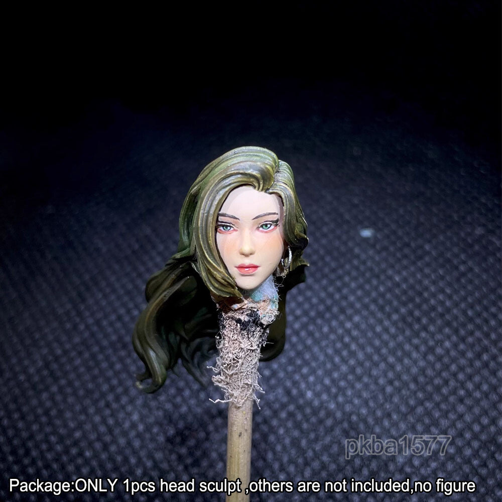 【PRE-ORDER】Premium 1/18 Beauty Female Head Sculpt Soldier Head For 3.75" Action Figure