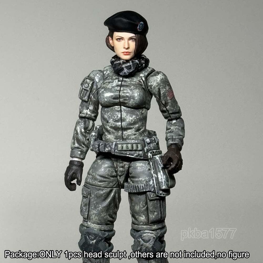 【PRE-ORDER】Premium 1/18 Hat Female Girl Head Sculpt Head Model For DIY 3.75" Action Figure