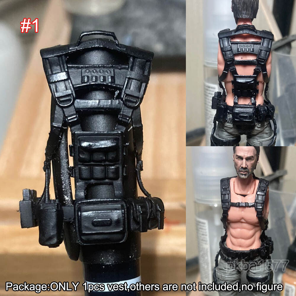 1/18 Vest Body Armor Model Accessory For DIY 3.75" Figure Acid Rain Joytoy