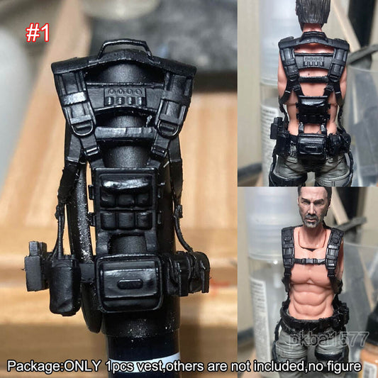 1/18 Vest Body Armor Model Accessory For DIY 3.75" Figure Acid Rain Joytoy
