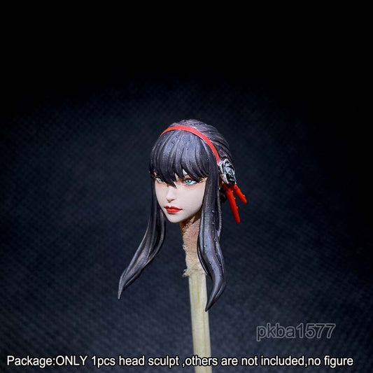 【PRE-ORDER】NEW Premium 1/18 Long Hair Female Girl Head Sculpt Soldier Head For 3.75" Figure