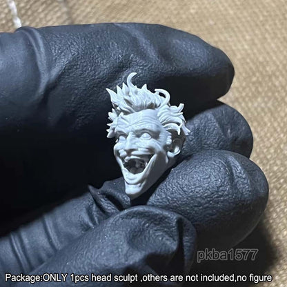 Unpainted 1/18 Smile Man Head Sculpt Model For 3.75" Acid Rain Joytoy Figure