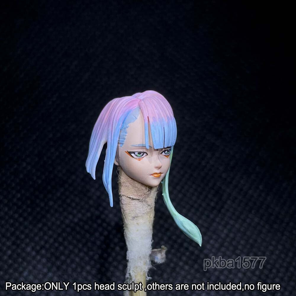 【PRE-ORDER】Premium 1/18 Cyberpunk Lucy Female Head Sculpt Soldier Head For 3.75" Figure