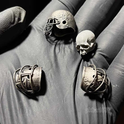 Handmade 1/18 Metal Hat Shoulder Armor Decor For 3.75'' Action Figure