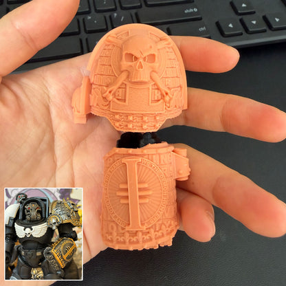 Unpainted Resin shoulder pauldron powerfist For joytoy Warhammer 40k 10th Edition Terminators Figure