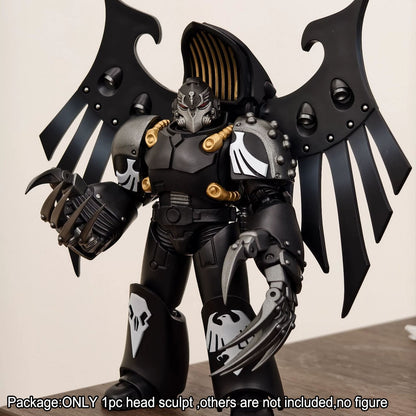 PRE‑ORDER Premium Male Helmet Head Sculpt for JoyToy Warhammer 40K Raven Guard Figure