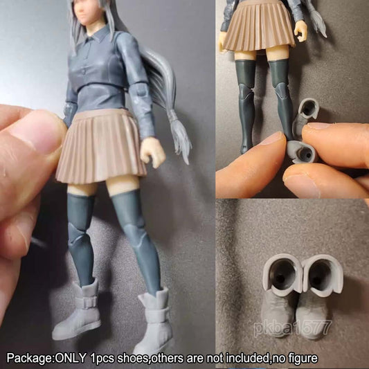 NEW Unpainted 1/18 Shoes Model For 3.75'' Planet Green Valley Figure
