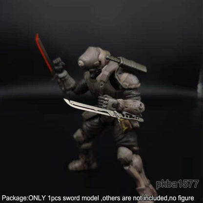 【PRE-ORDER】Cool 1/18 Short Cyberpunk Sword Model Upgrade Weapon For 3.75"  Figure Accessory