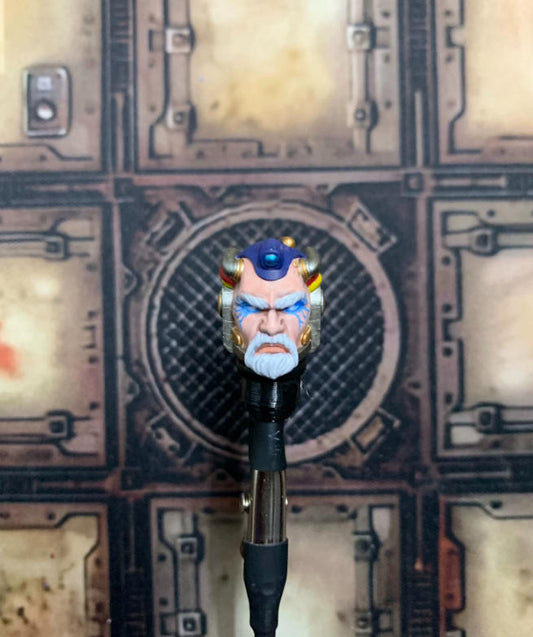 【PRE-ORDER】Premium Painted Cool Man Head Sculpt For Joytoy Warhammer 40K Action Figure