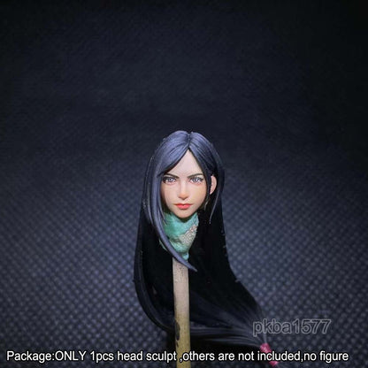 【PRE-ORDER】New Premium 1/18 Tifa Lockhart Female Head Sculpt Soldier Head For 3.75" Figure