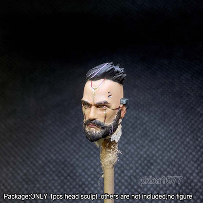 【PRE-ORDER】Premium 1/18 Cyberpunk Head Sculpt Solider Head For 3.75'' Acid Rain Figure