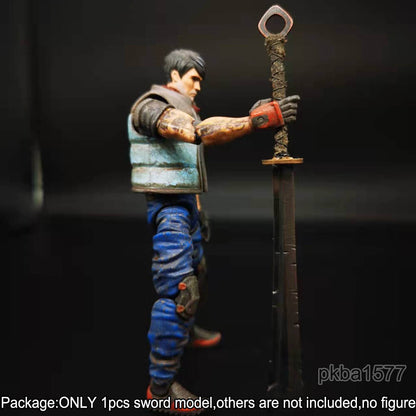 【PRE-ORDER】Handmade 1/18 Metal Big Sword Model Upgrade Weapon For 3.75'' Figure Accessory