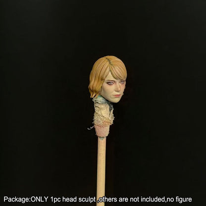 【PRE-ORDER】New Premium Hand-painted 1/18 Female Head Sculpt For DIY 3.75" Action Figure