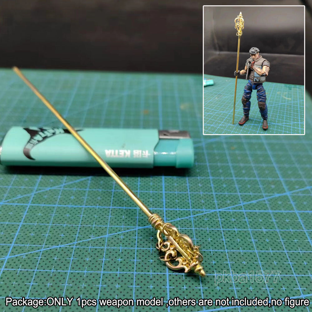 【PRE-ORDER】Handmade 1/18 Metal Sword Weapon Stick Model For 3.75" Action Figure Accessory
