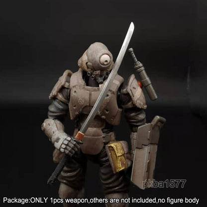 【PRE-ORDER】Handmade 1/18 Metal Nihontou Sword Weapon Model For 3.75'' Action Figure