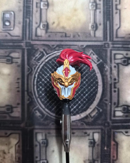 【PRE-ORDER】Painted White Scar Head Sculpt Helmet Model For DIY joytoy warhammer 3.0 Action Figure