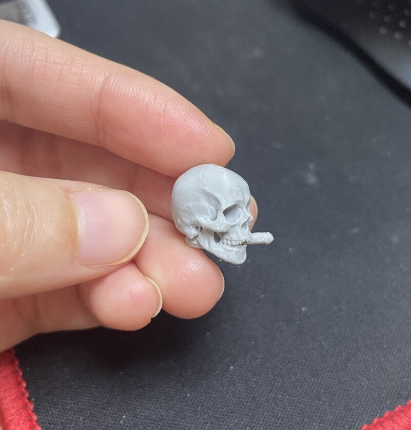 Unpainted 1/18 skull Man Head Sculpt Model For 3.75'' Figure Acid Rain Joytoy