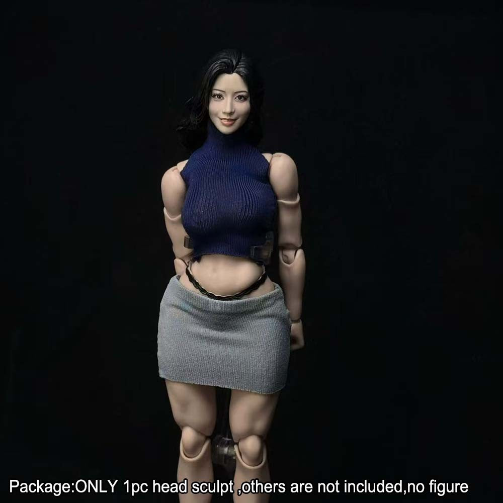 PRE-ORDER Premium Painted 1/12 Female Head Sculpt For DIY 6'' notta nt04 Action Figure