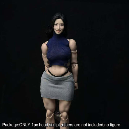 PRE-ORDER Premium Painted 1/12 Female Head Sculpt For DIY 6'' notta nt04 Action Figure