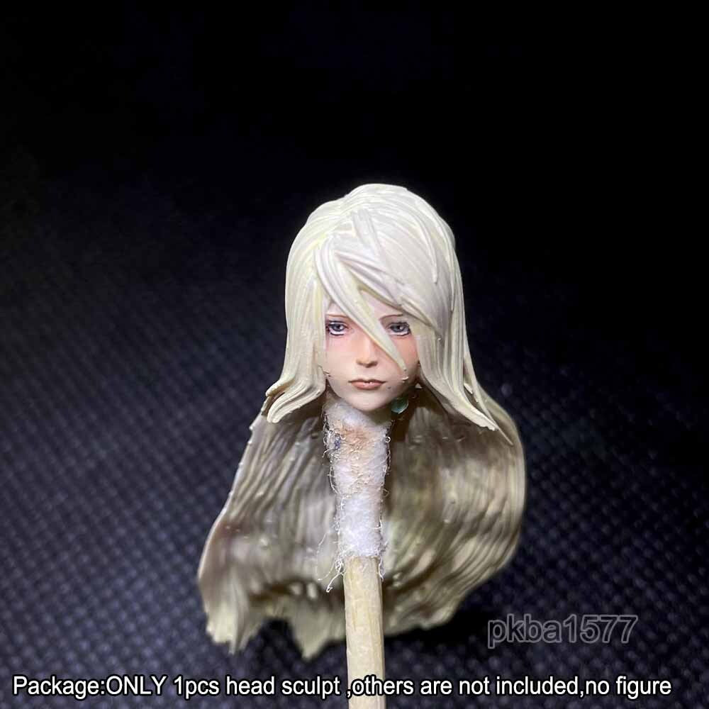 【PRE-ORDER】Premium 1/18 Long Hair Female Head Sculpt Soldier Head For 3.75" Action Figure