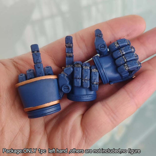 【PRE-ORDER】Single Premium Painted Left Hand Articulated Fingers For Joytoy Warhammer Ultramarines Guilliman
