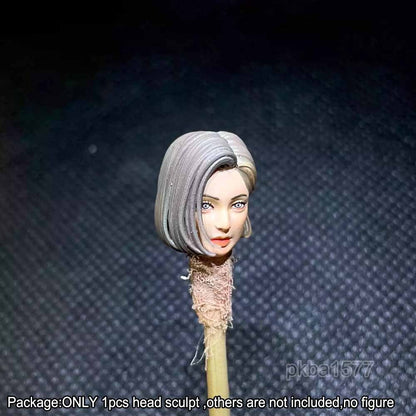 【PRE-ORDER】Premium 1/18 Girl Female Head Sculpt Soldier Head For 3.75"Joytoy Action Figure