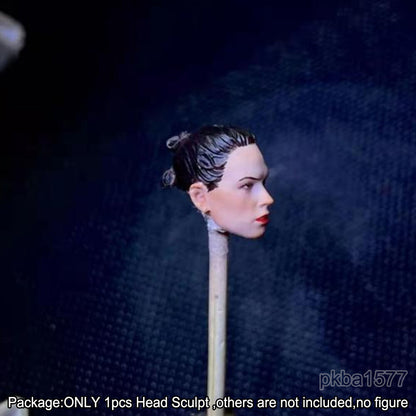 【PRE-ORDER】Premium 1/18 Rey Skywalker Head Sculpt Female Girl Soldier Head For 3.75" Figure